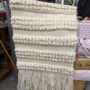 Textured Cream Wall Hanging